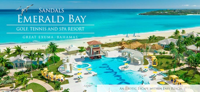 Sandals emerald bay on sale spa