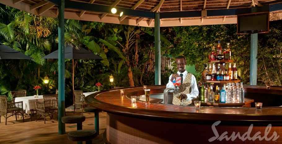 Sandals Carlyle - Montego Bay, Jamaica. Sunset Bar.